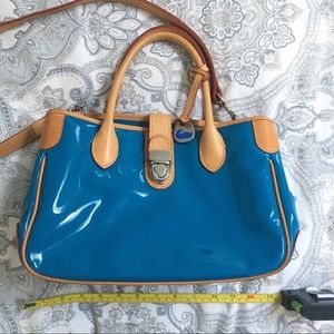 Blue Dooney & Burke crossbody satchel